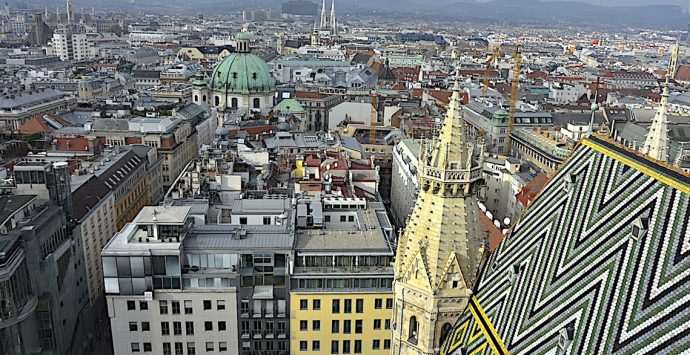 Guardare Vienna dall’alto in basso